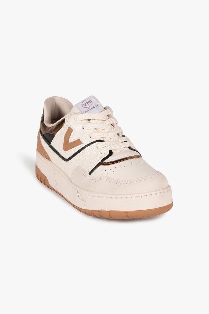 Tênis Feminino Plataforma Via Marte Kitty Off White 4