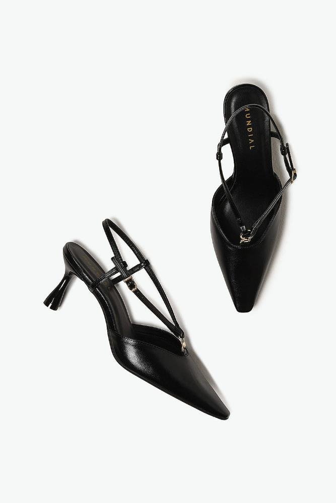 Scarpin Feminino Slingback Mundial Britany Preto 3