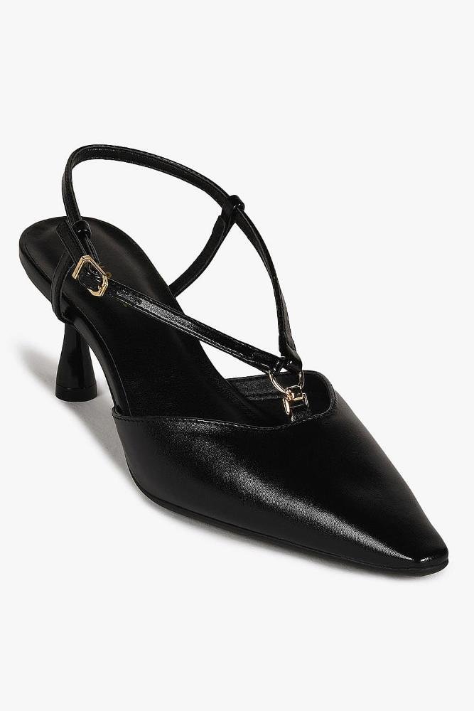 Scarpin Feminino Slingback Mundial Britany Preto 4