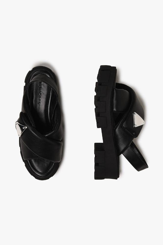 Sandália Feminina Flatform Mundial Vera Preto 3