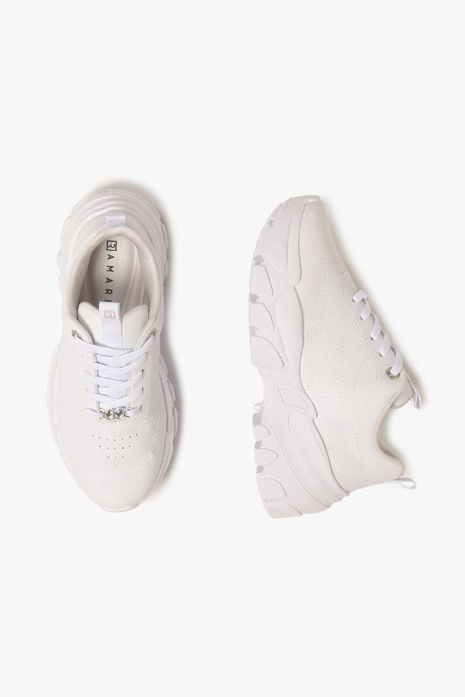 Tênis Feminino Plataforma Ramarim Mirele Branco 3