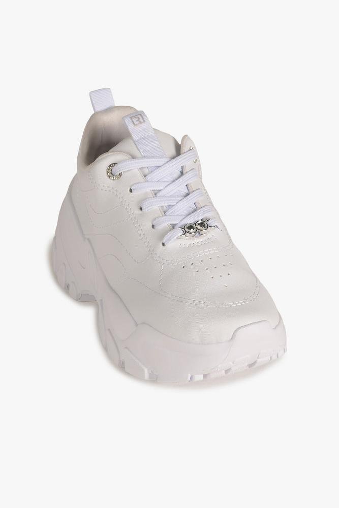 Tênis Feminino Plataforma Ramarim Mirele Branco 4