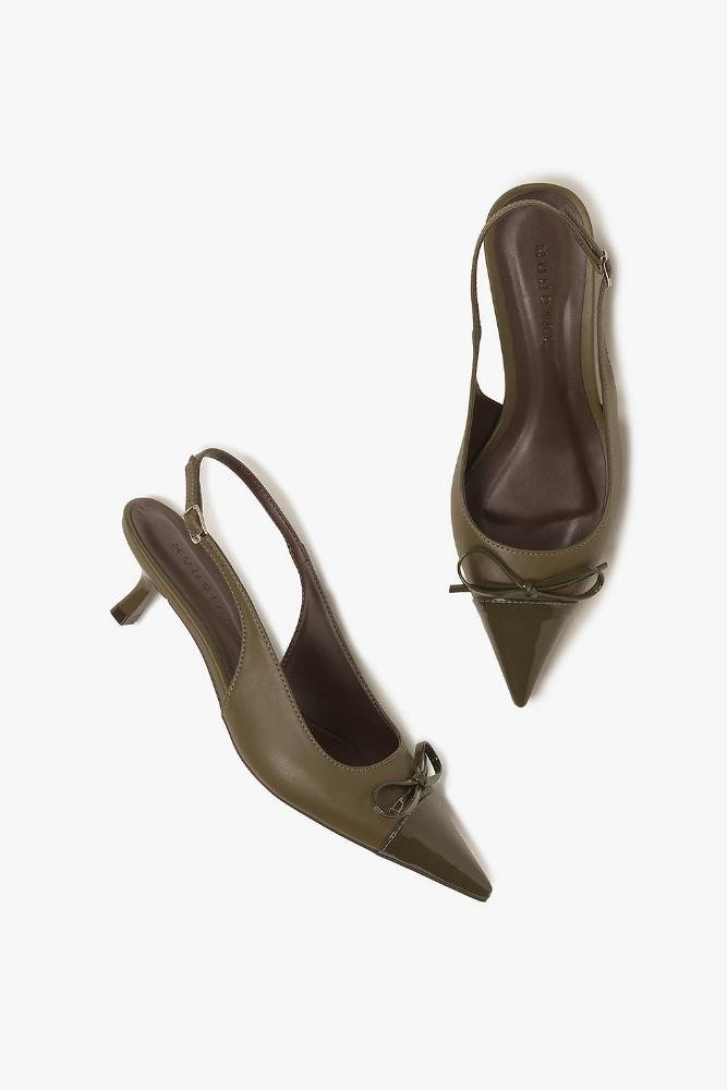 Scarpin Feminino Slingback Mundial Polianna Verde 3