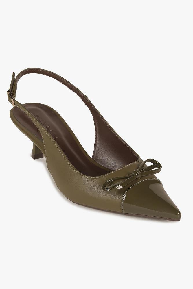 Scarpin Feminino Slingback Mundial Polianna Verde 4