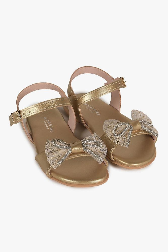 Sandalia Infantil Mundial Titi Dourado 2