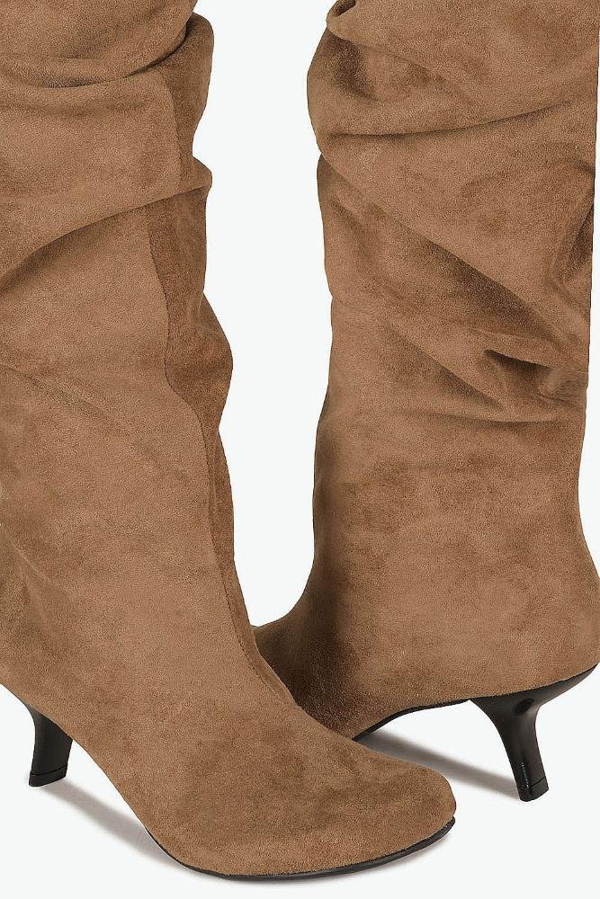 Bota Feminina Cano Alto Mundial Velmira Marrom 2