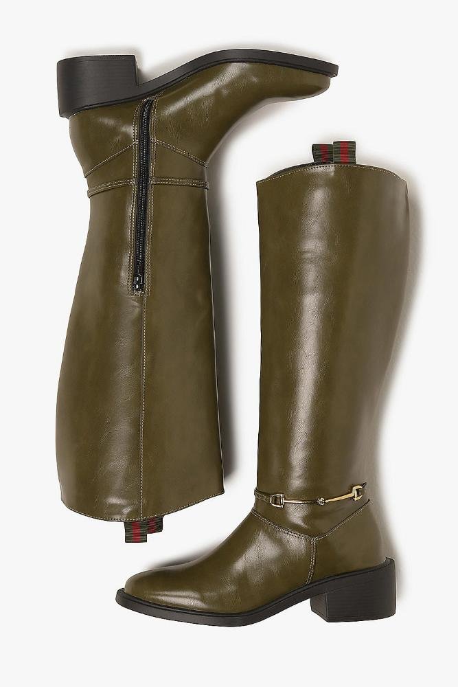 Bota Feminina Cano Alto Mundial Graciele Verde 3