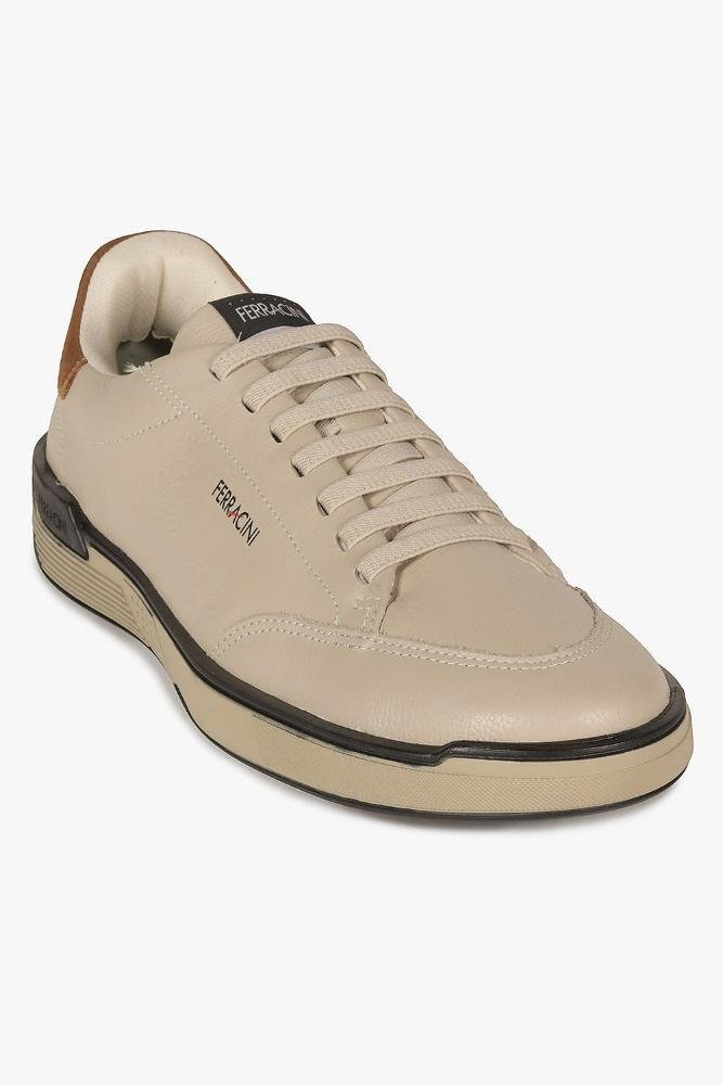 Sapatênis Masculino Ferracini Milan Bege 4