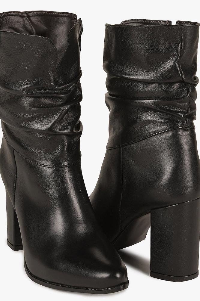 Bota Feminina Cano Médio Mundial Astridi Preto 2