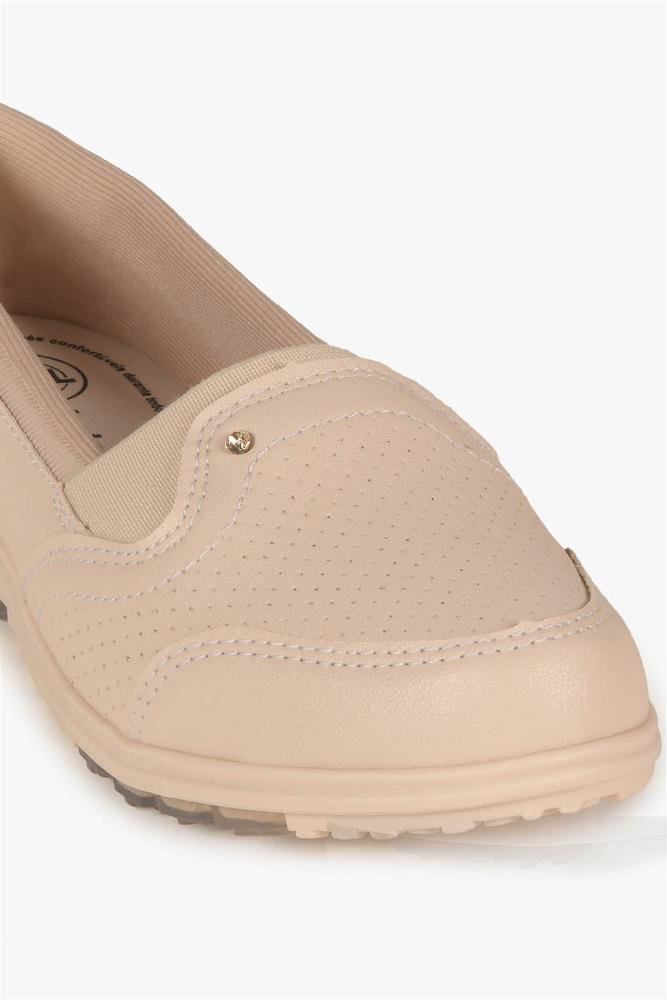 Conforto Feminino Slip On Kolosh Viviane Bege 2
