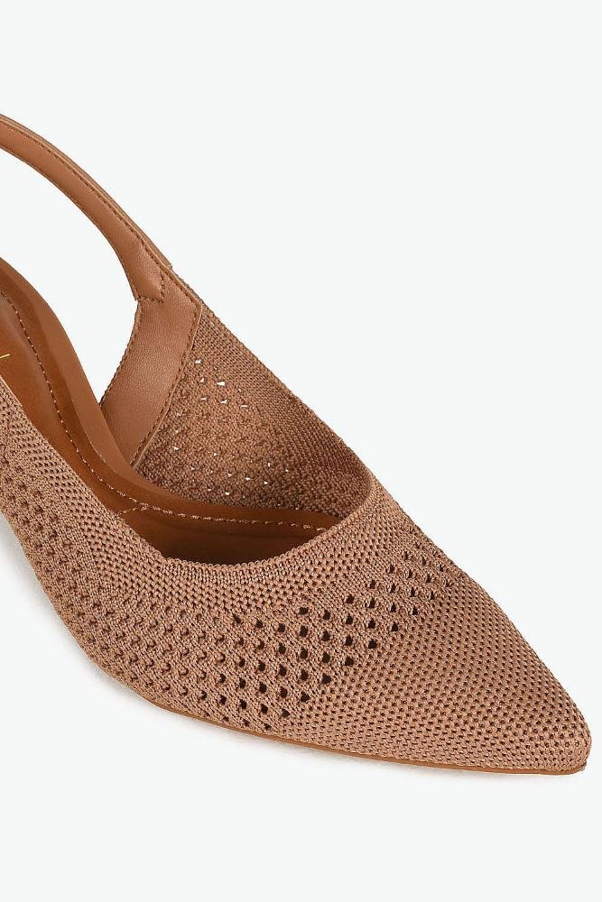 Scarpin Feminino Slingback Mundial Izolda Bege 2