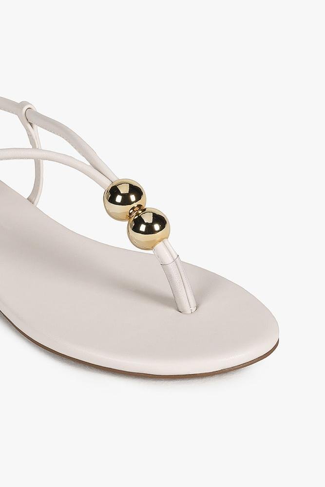Rasteira Feminina Mundial Lucyane Off White 2