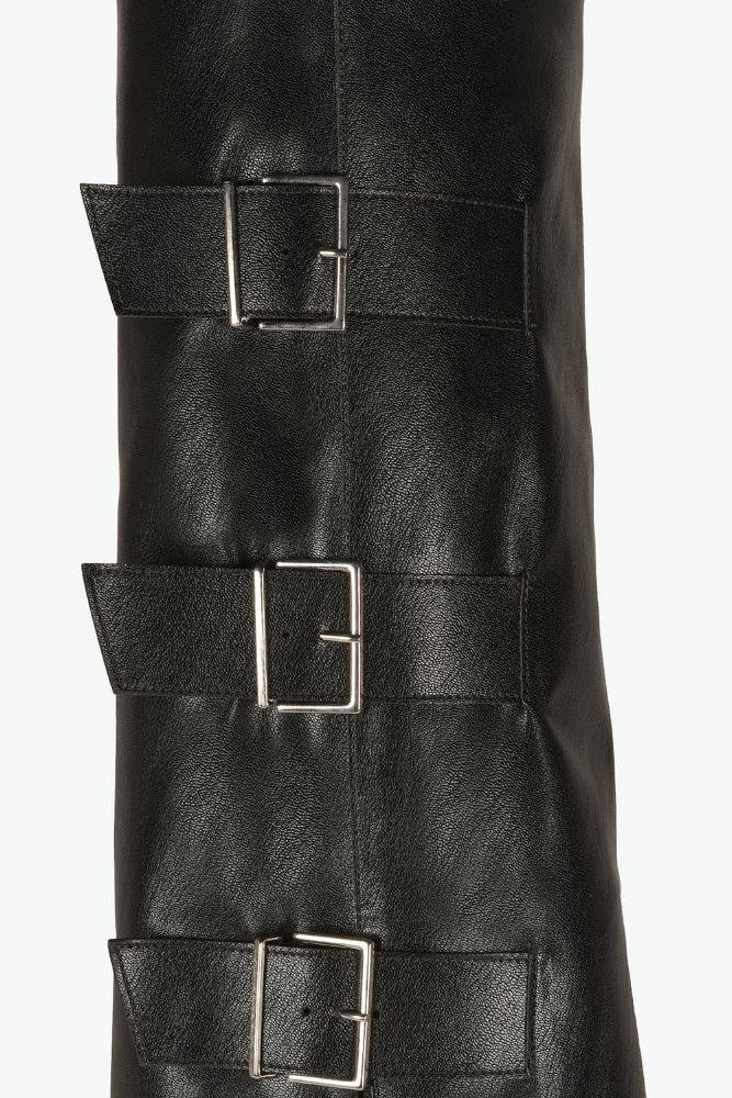 Bota Feminina Cano Longo Mundial Evangeline Preto 4