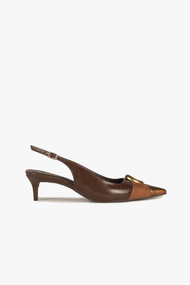 Scarpin Feminino Slingback Mundial Lenore
