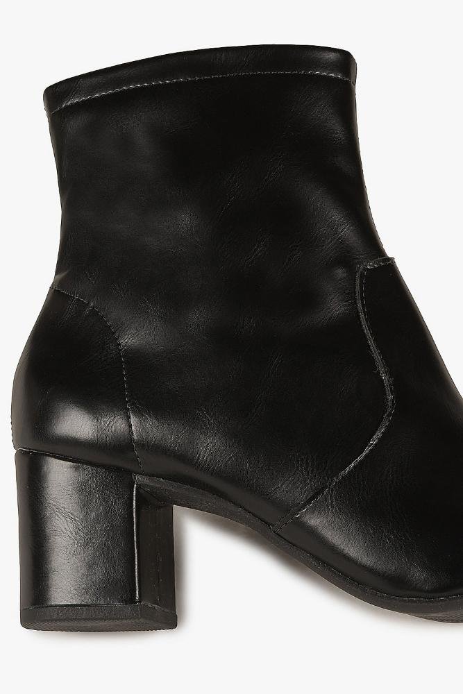 Bota Feminina Cano Curto Costes Dulce Preto 2