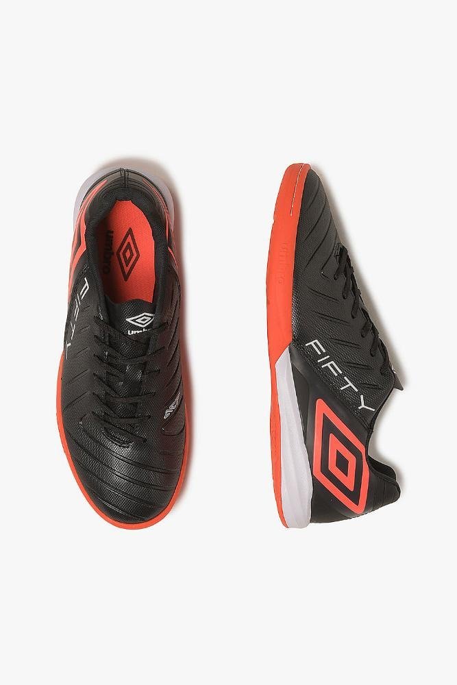 Chuteira Masculina Futsal Umbro Fifty VI Preto 3