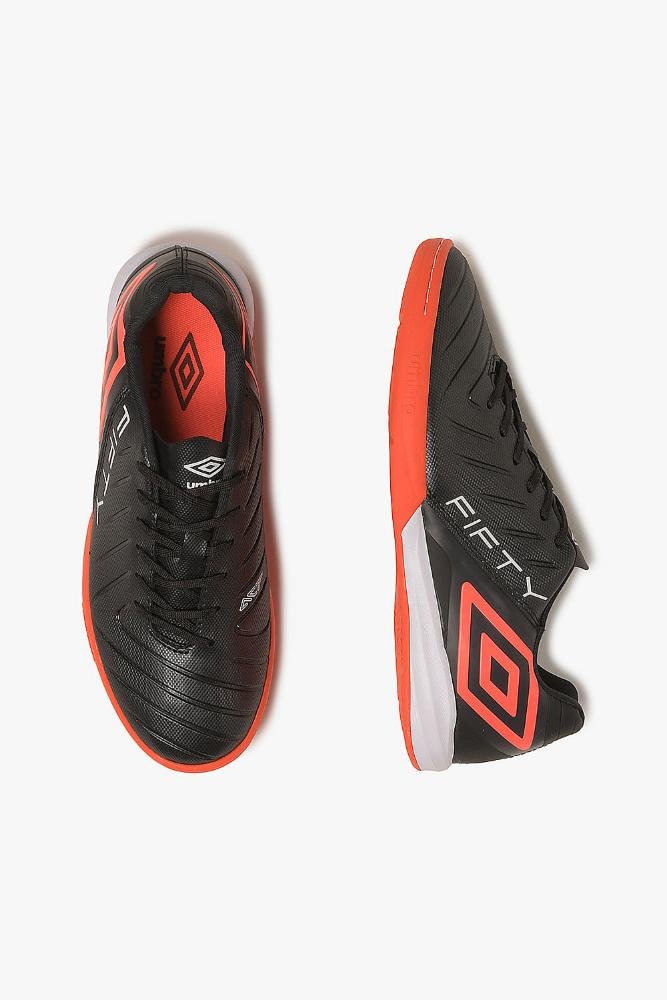 Chuteira Masculina Futsal Umbro Fifty VI Preto 3