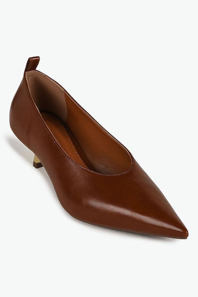 Scarpin Feminino Salto Médio Mundial Antonela Caramelo 4