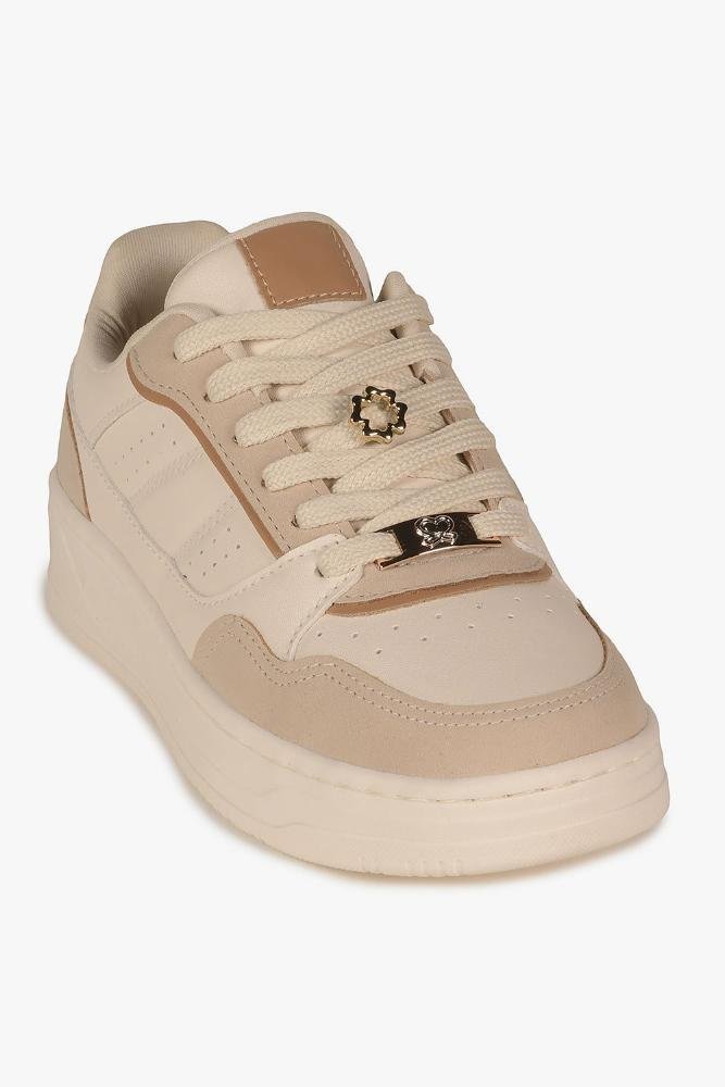 Tênis Feminino Casual Mundial Zyke Off White 4
