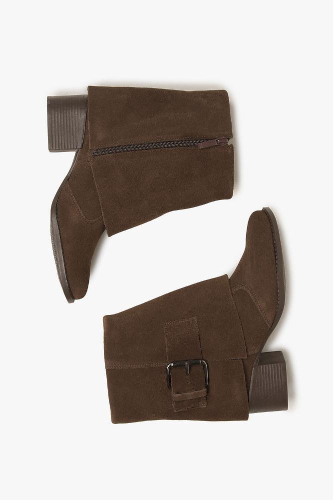 Bota Feminina Cano Médio Mundial Giulietty Café 3