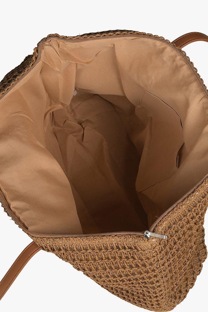 Bolsa Média Feminina Reprel Caramelo 4