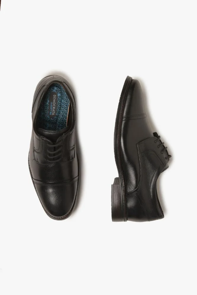 Sapato Social Masculino Democrata Taylor Hi-Soft Preto 3