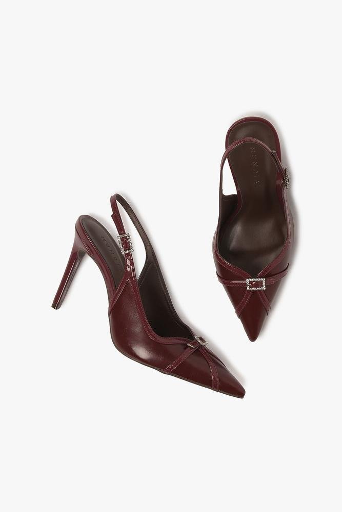 Scarpin Feminino Slingback Mundial Daniele Vermelho 3