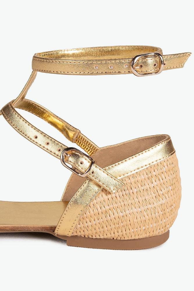 Rasteira Feminina Mundial Carter Dourado 2