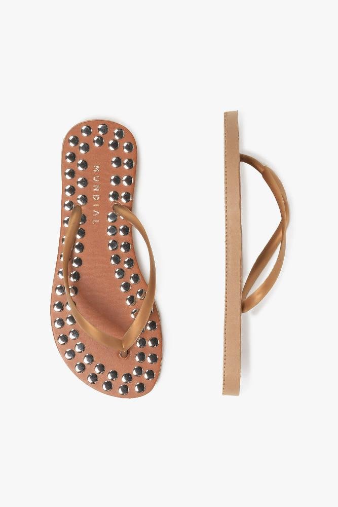 Chinelo Feminino Mundial Andara Marrom 3