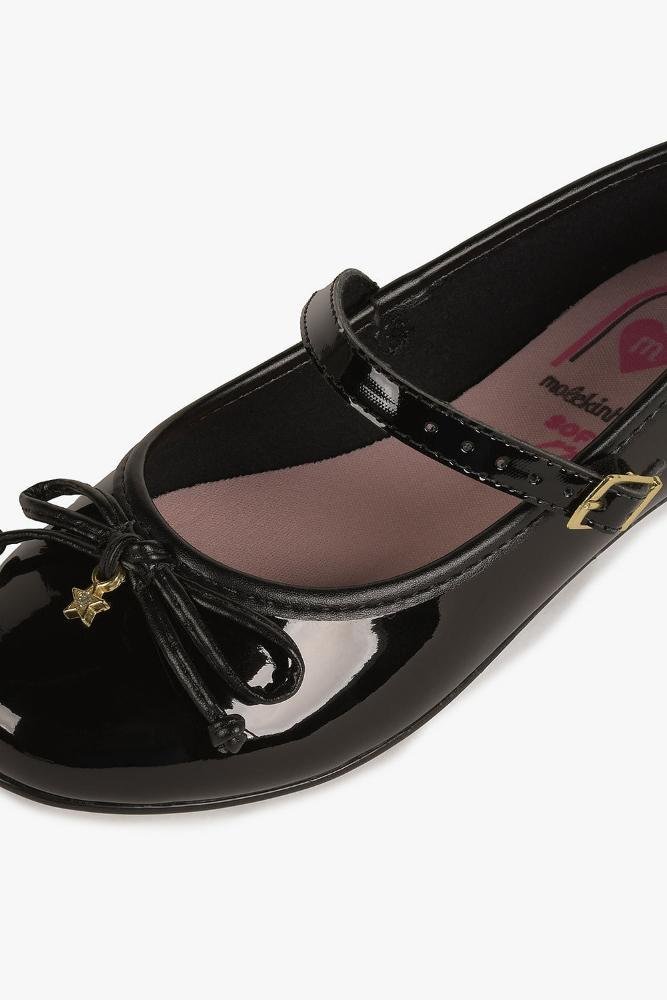 Sapatilha Infantil Molekinha Eva Preto 2