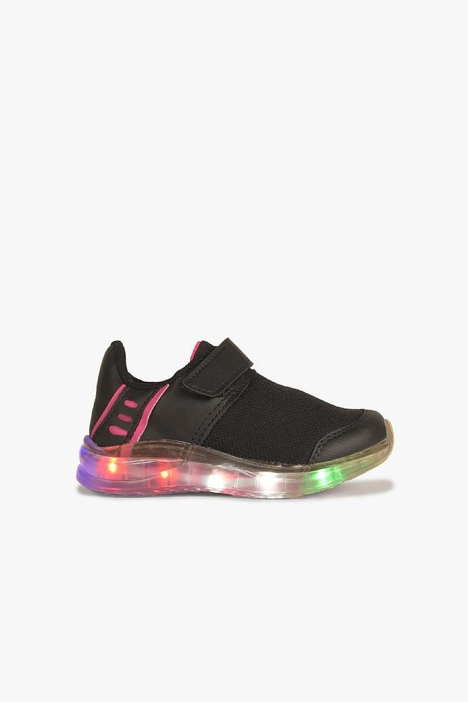 Tênis Infantil Fuffy Led Gael Preto 2
