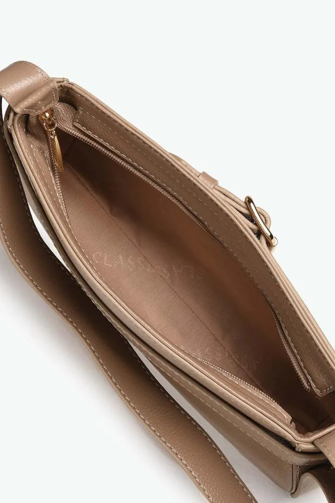 Bolsa Pequena Tiracolo Feminina Classe Celina Caramelo 2