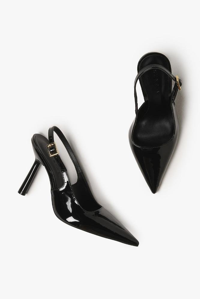 Scarpin Feminino Slingback Mundial Kyara Preto 3