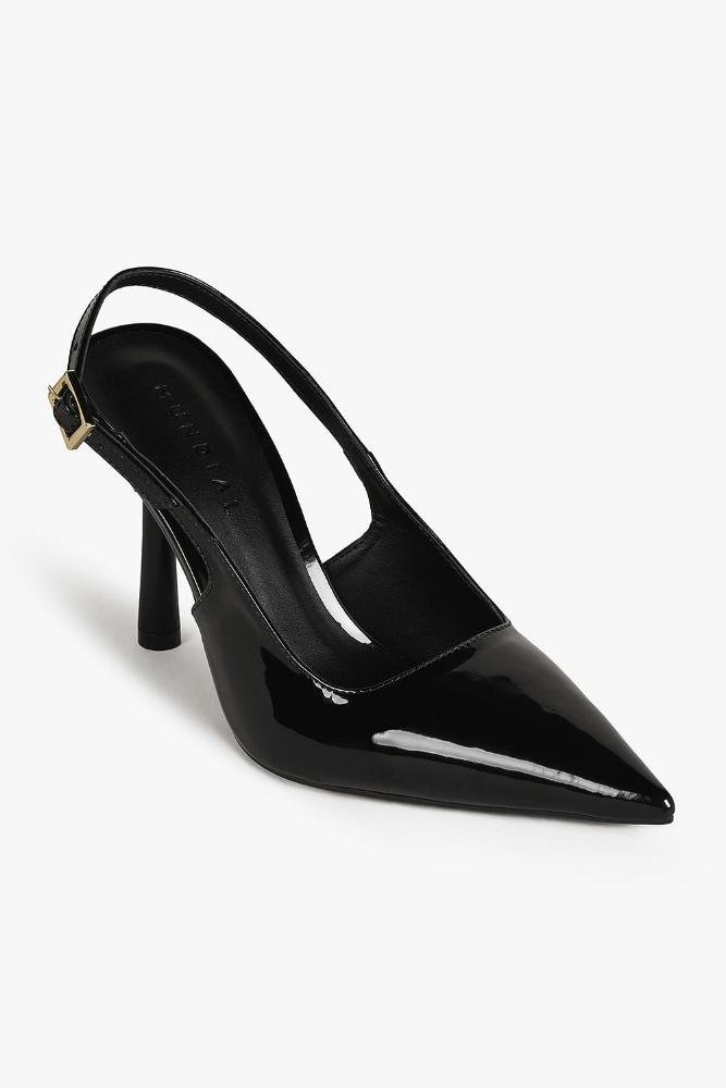 Scarpin Feminino Slingback Mundial Kyara Preto 4
