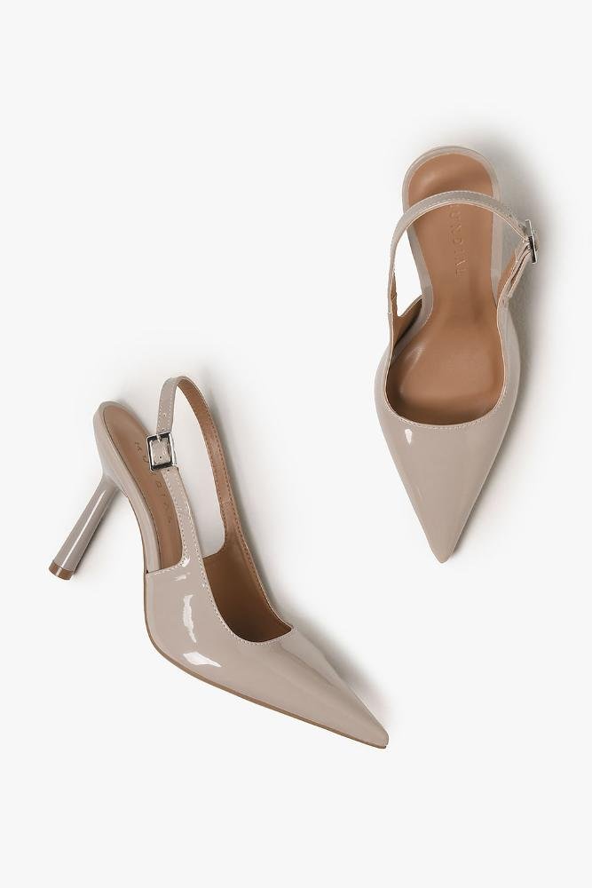 Scarpin Feminino Slingback Mundial Kyara Cinza 3