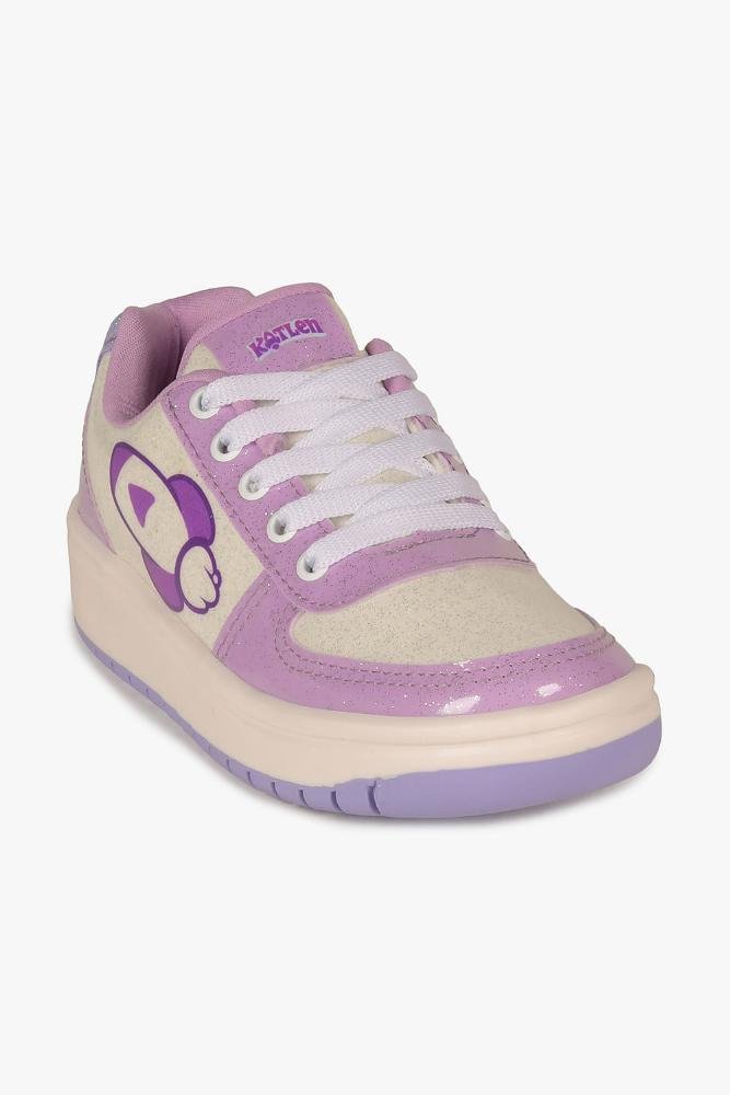 Tênis Infantil Danguinho Dos Rosa Katlen Branco/Roxo 4