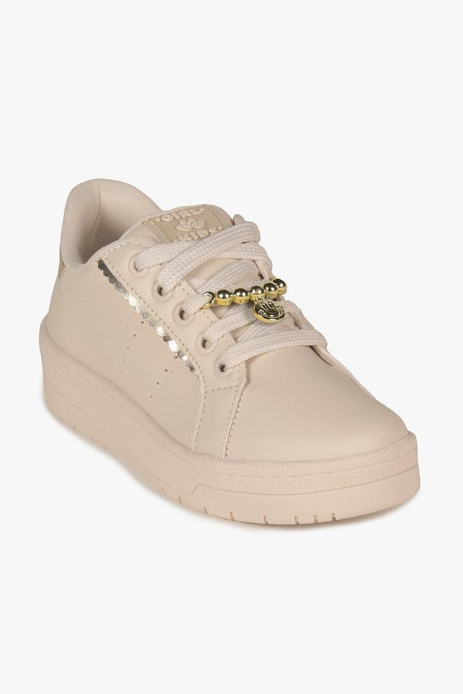 Tênis Casual Infantil Izalu Grace Off White 4