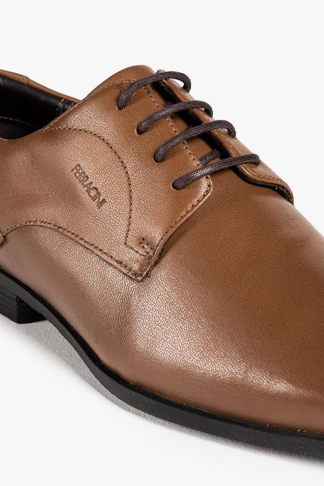 Sapato Masculino Ferracini Liverpool Amarrar Caramelo 3