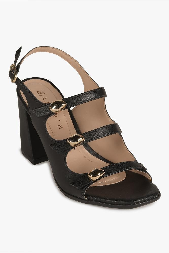 Sandália Feminina Salto Alto Ramarim Mariani Preto 4