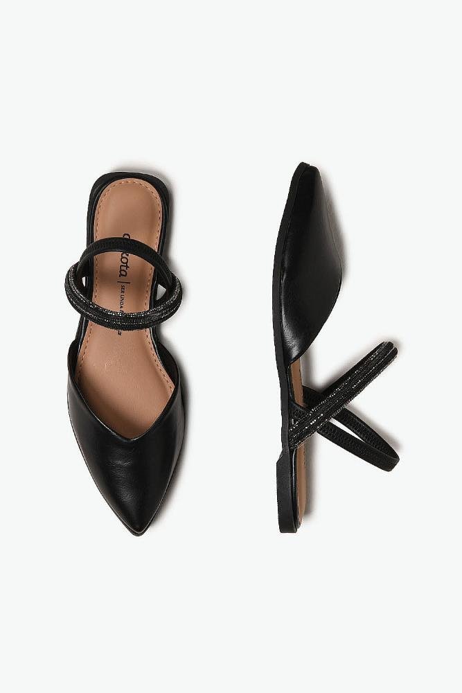 Sapatilha Feminina Slingback Dakota Girlene Preto 3