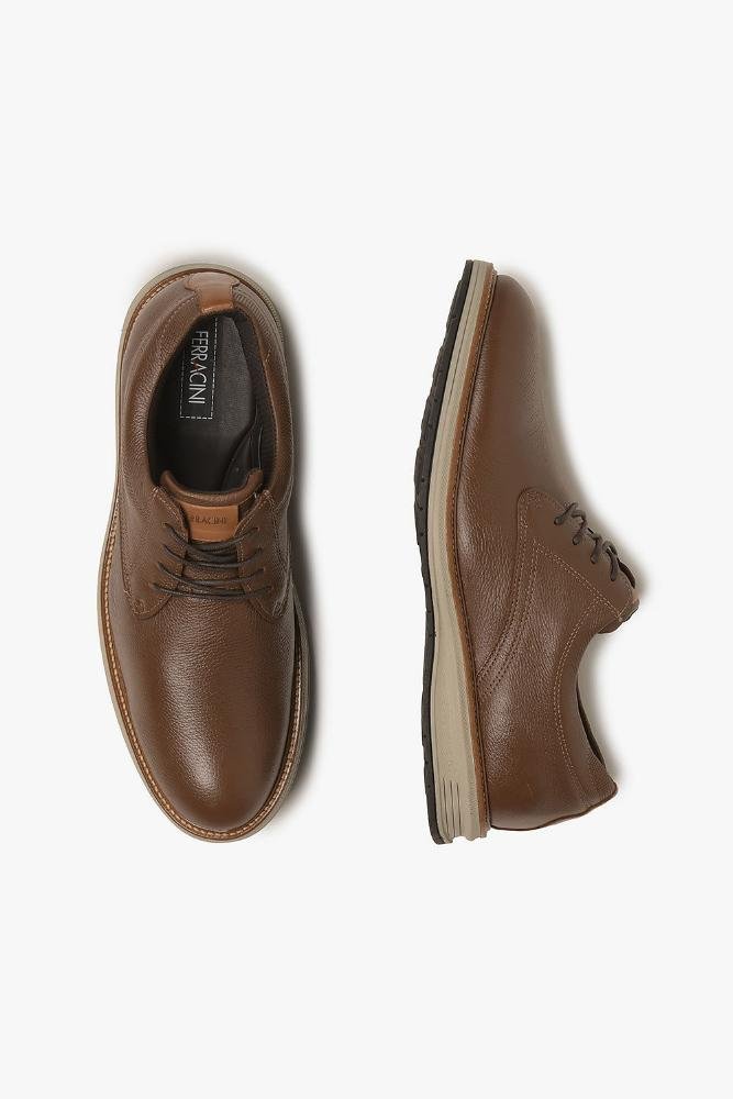Sapato Casual Masculino Ferracini Austin Marrom 3