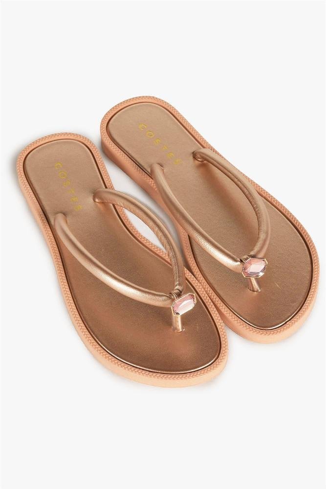 Rasteira Feminina Costes Karol Bronze 4