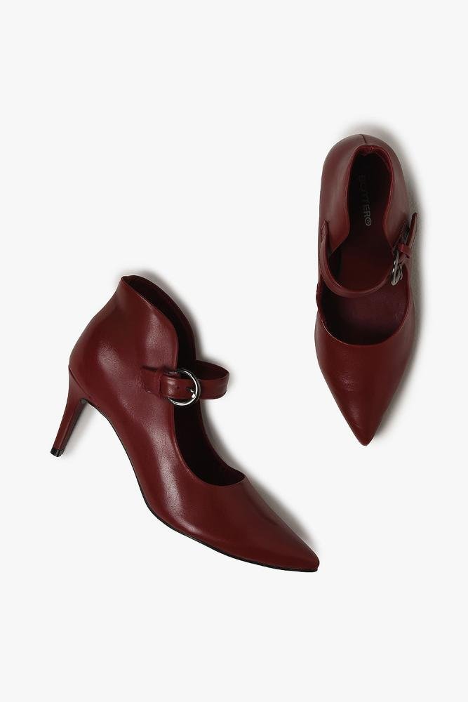 Scarpin Feminino Salto Médio Bottero Zephyra Vermelho 3