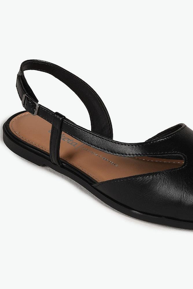 Sapatilha Feminina Slingback Dakota Carolaine Preto 2