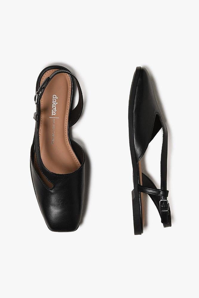 Sapatilha Feminina Slingback Dakota Carolaine Preto 3