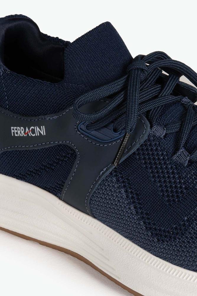 Tênis Masculino Sneaker Ferracini Moove Knit Azul 2
