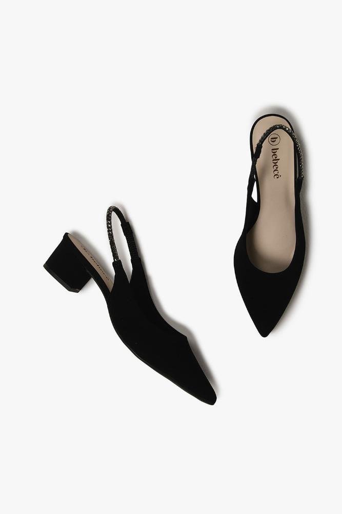 Sapato Feminino Slingback Bebecê Vanderleia Preto 3