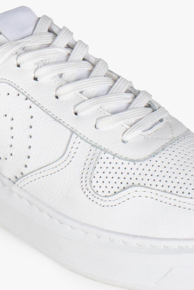 Tênis Masculino Da Rua Oxford Leather Branco 2