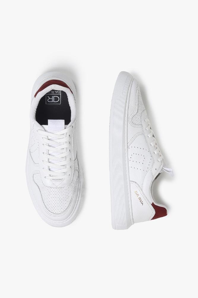Tênis Masculino Da Rua Oxford Leather Branco 3
