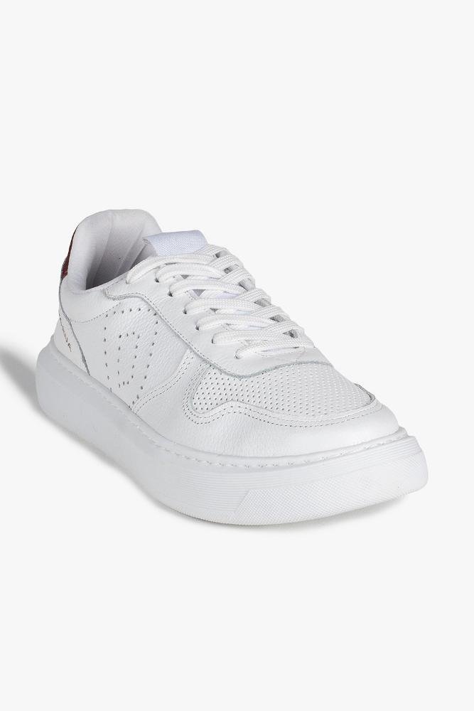 Tênis Masculino Da Rua Oxford Leather Branco 4